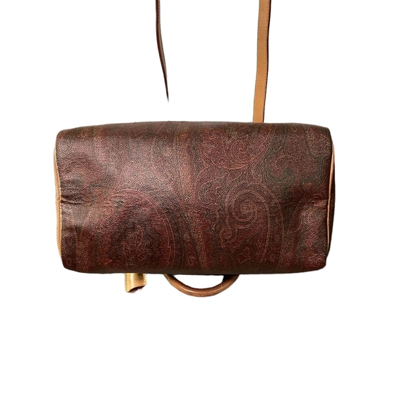 Vintage Etro Paisley Duffle Bag Multicolor Women's satchel crossbody - Picture 5 of 7